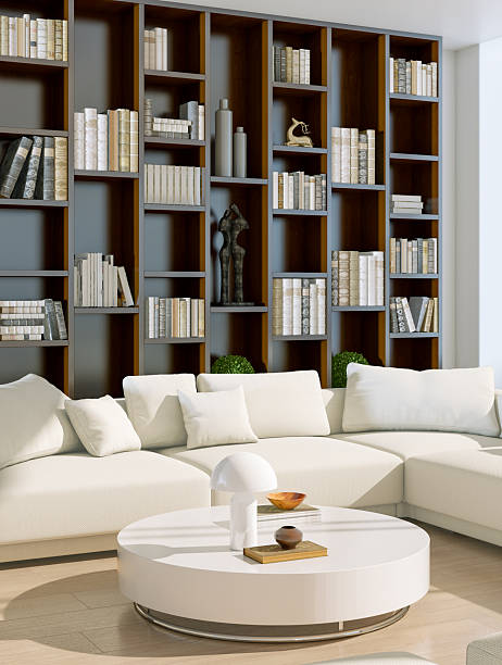 istock Large luxury modern bright interiors Living room mockup illustration 3D rendering image 2233897595