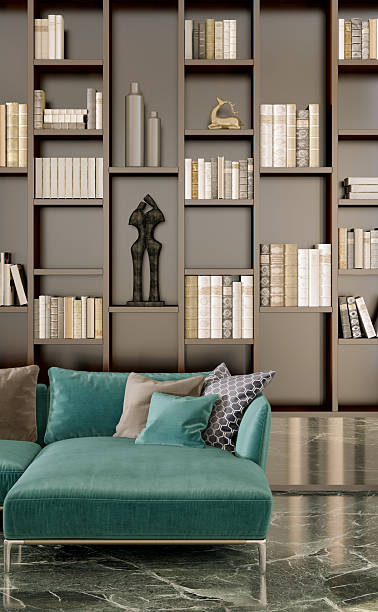 istock Large luxury modern bright interiors Living room mockup illustration 3D rendering image 2233898057