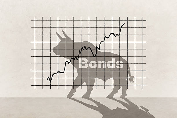 A bond bull market concept.