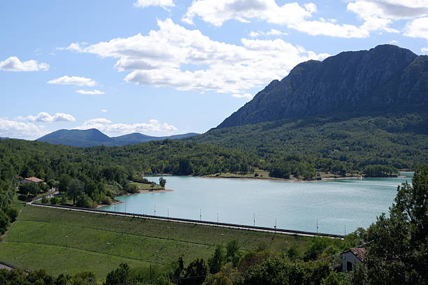 istock Castel San Vincenzo and his lake 2233911591