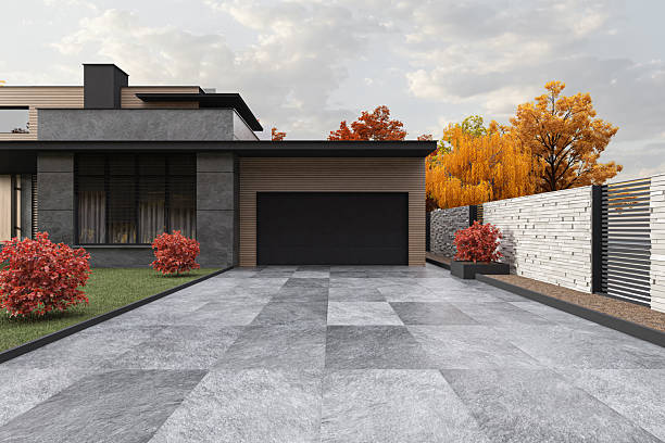 istock Modern Two-Story House with Autumn Landscape 2233919204