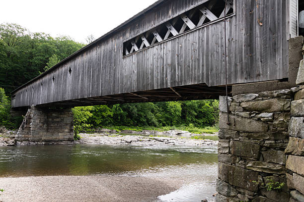 istock Dummerston covered bridge spans the West river in Dummerston Vermont 2233920937
