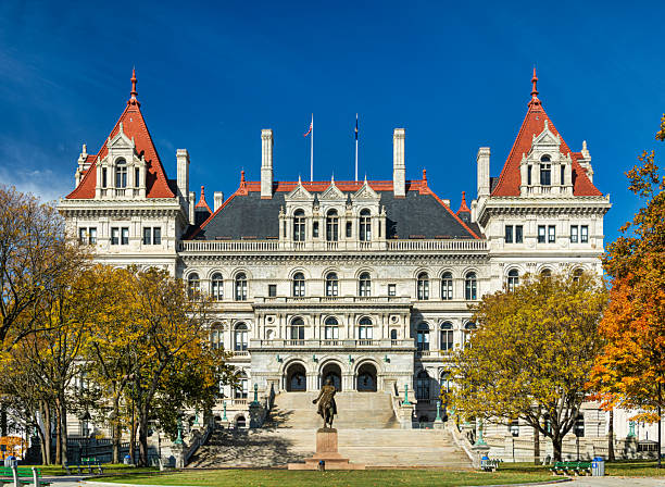 istock New York State Capitol Building In Albany During Autumn 2233929170