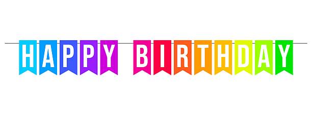 istock Happy birthday. Birthday decoration element design. Banner, card template. Vector 2233935970