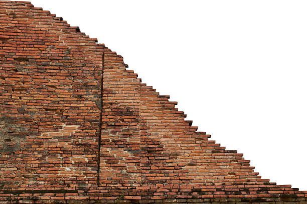brick wall background texture old red pattern dark wallpaper grunge blank for design with clipping path included.