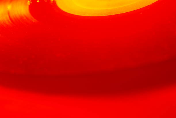 Classic Vinyl record, close-up fragment