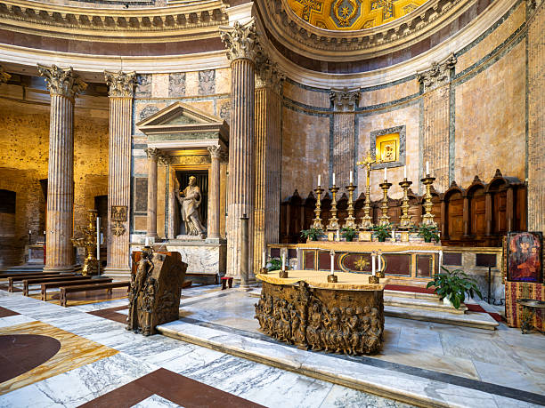 istock Interior of Pantheon in Rome, Italy 2233943413