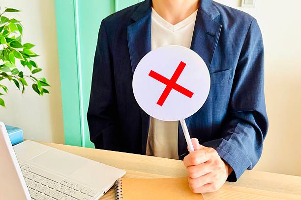 istock Disapproval with Red Cross Sign 2233946848
