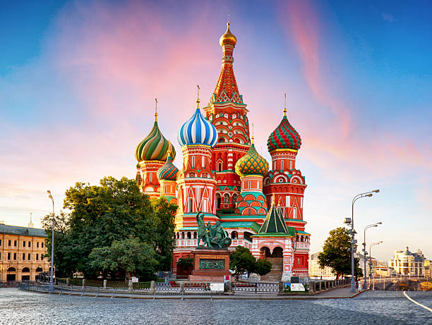 istock Russia - Moscow in red square with Kremlin and St. Basil's Cathedral 2233964234