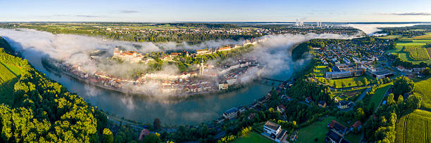defaultArchitecture, Bavaria, Bavarian Alps, Burghausen, Castle, Aerial view