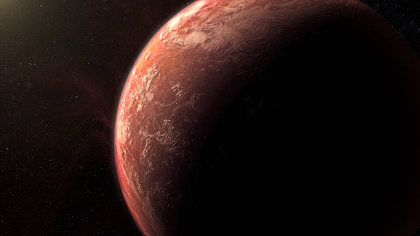 istock Cinematic view of an alien planet 2233970441