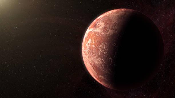 istock Cinematic view of an alien planet 2233970519