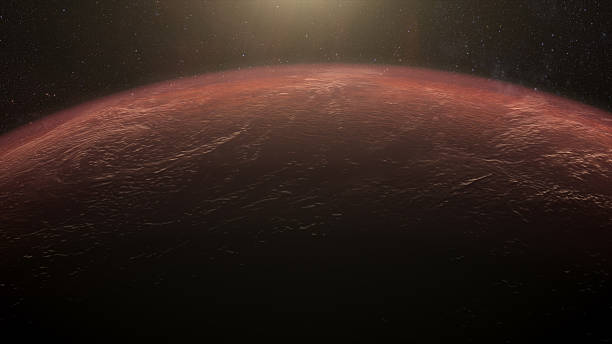 istock Cinematic view of an alien planet 2233970558