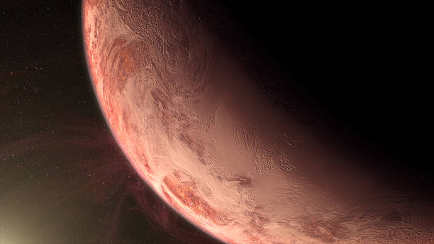 istock Cinematic view of an alien planet 2233970619