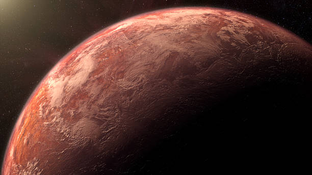istock Cinematic view of an alien planet 2233970634