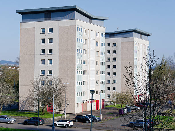 istock High rise council flat in Glasgow city 2233973556