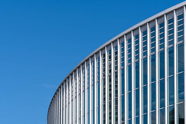 istock Front of a modern office building with curve 2233975176