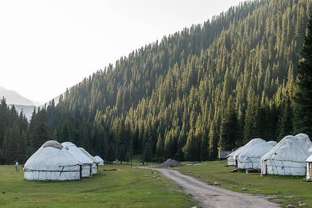 istock Sunrise over the mountains in Kyrgyzstan 2233976328