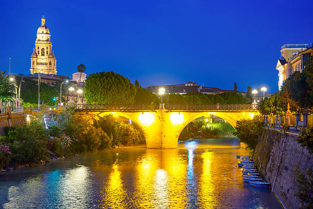 The Puente de los Peligros (Bridge of the hazards) is an arched stone bridge (1742), that spans the River Segura in Murcia, Spain