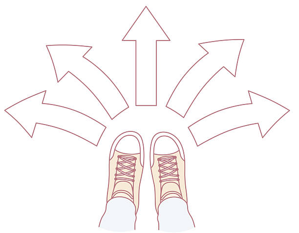 istock An Illustration Depicting Directional Choices and Pathways We Take in Life Journey 2233986120
