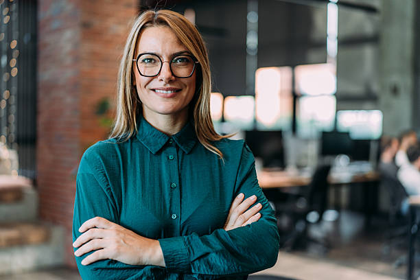 istock Confident businesswoman in modern office. 2233988946