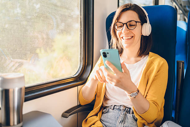 istock Young woman enjoy the trip 2233994200