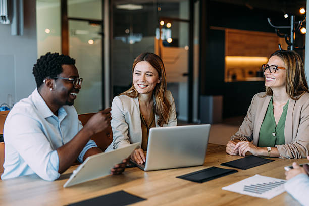 istock Business persons on meeting in the office. 2233994804