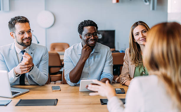 istock Business persons on meeting in the office. 2233994841