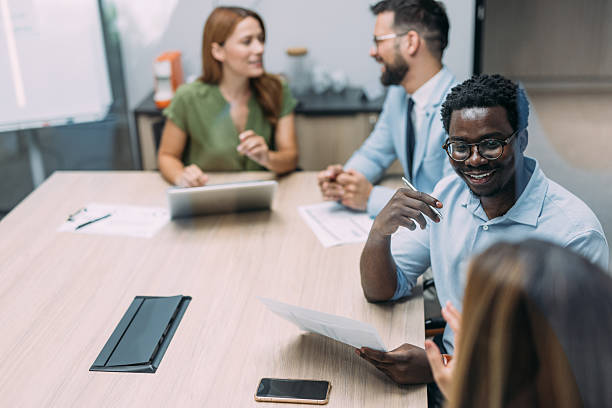 istock Business persons on meeting in the office. 2233994866