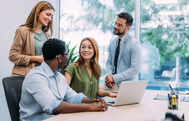 istock Team of professionals during a meeting. 2233994872