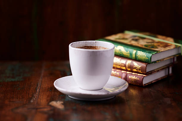 istock Cup of coffee on rustic wooden background. Soft focus. Copy space. 2233995018