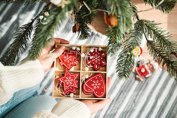 istock Festive Christmas Ornaments in a Box for Holiday Cheer 2233995648