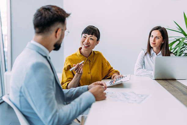 istock Business persons on meeting in the office. 2233997808