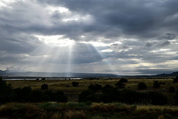 God's Rays over Lake Abuquiu