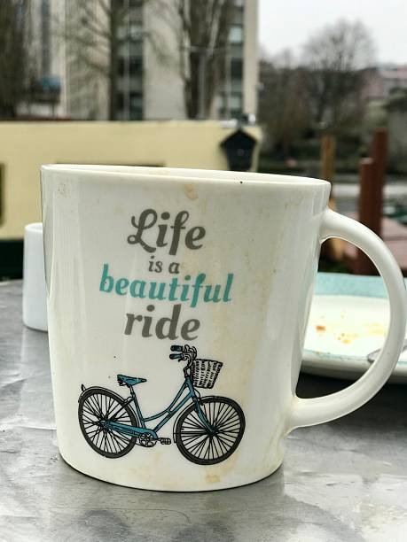 istock Coffee Mug with “Life Is a Beautiful Ride” Quote 2234001584