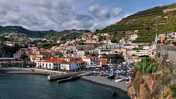 istock Colorful hillside town, Island, Madeira 2234002927