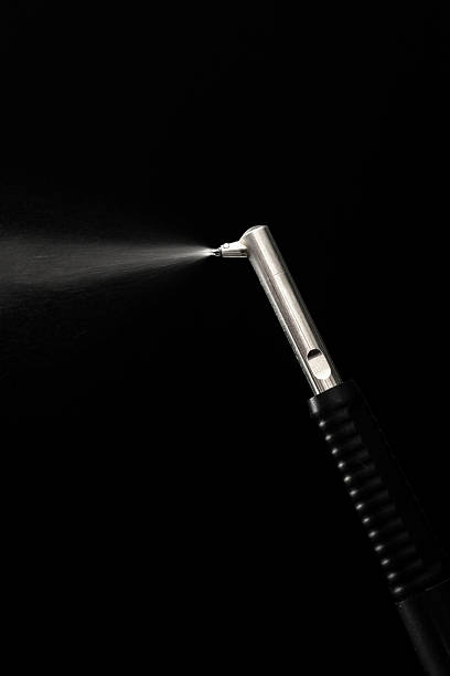 istock Precision Dental Air Syringe on Black Background 2234003005