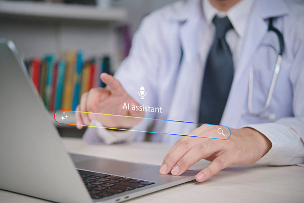 istock AI assistant technology helps doctor using laptop in hospital office, providing digital healthcare solutions, online medical consultation, and innovative telemedicine concept. 2234004060