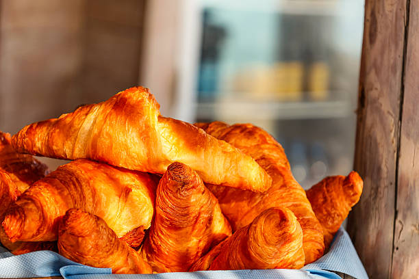 Fresh French Croissants Breakfast