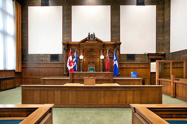 Ontario provincial courtroom at Toronto Old City Hall