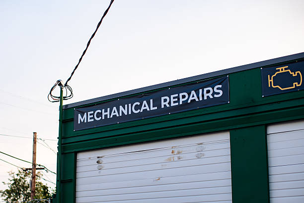 istock Mechanic Repair Shop Sign 2234009604