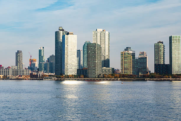 istock Modern Cityscape Skyline with Waterfront View and Highrise Buildings 2234018264