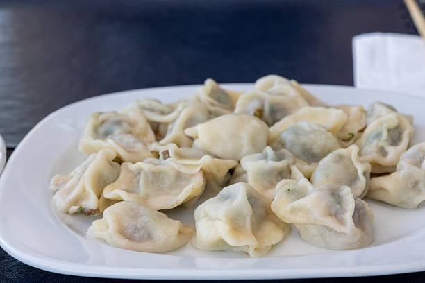 Uzbek Su Mantisi: A Taste of Tradition in Every Juicy Dumpling,close up