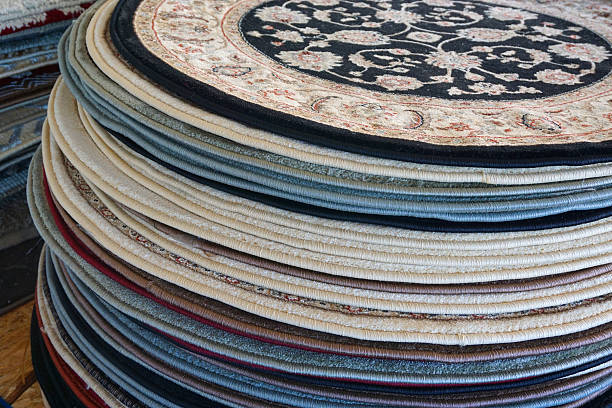 istock close up on stacking carpet for sale 2234019781