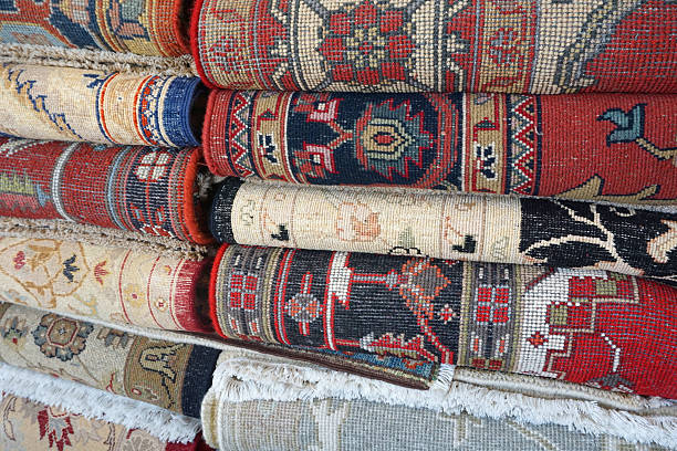 istock close up on stacking carpet for sale 2234019818