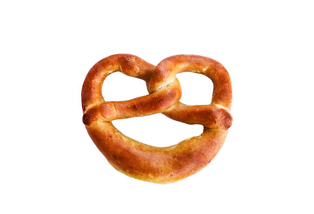 istock Bavarian pretzel on white background 2234037102