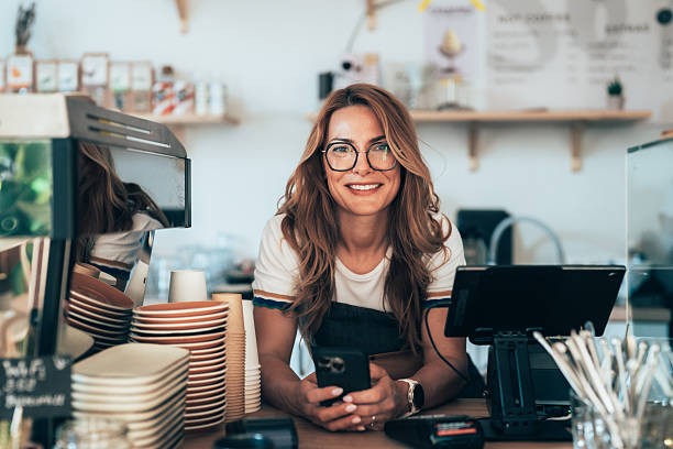 istock Local coffee shop owner 2234043213
