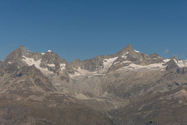 we can see beautiful view point of village mountain and matterhorn snow mountain at Zermatt Switzerland