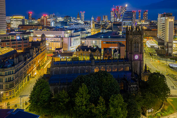 istock Cathedral and City Lights at Blue Hour 2234050432