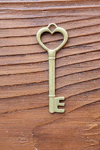 istock Close-Up of Heart-Shaped Decorative Keys 2234055878